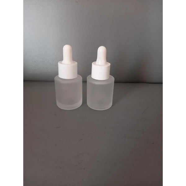 cosmetic packaging glass bottle dropper cap 15 ml