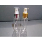 Cosmetic Bottle RF100ml pump treatment gold / silver 1