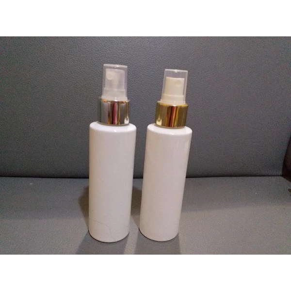 Botol Kosmetik RF 120 ml spray gold/silver