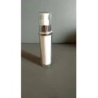 botol airless pump 60 ml silver 1