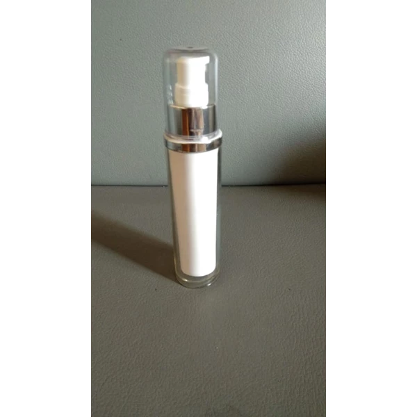 botol airless pump 60 ml silver